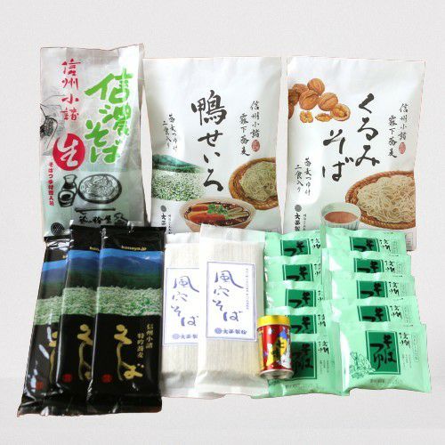 信州そば 詰め合わせセット｜長野県産そば使用 人気5種ギフト〈公式